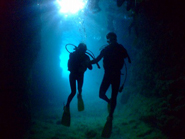 青の洞窟ビーチ体験ダイビング